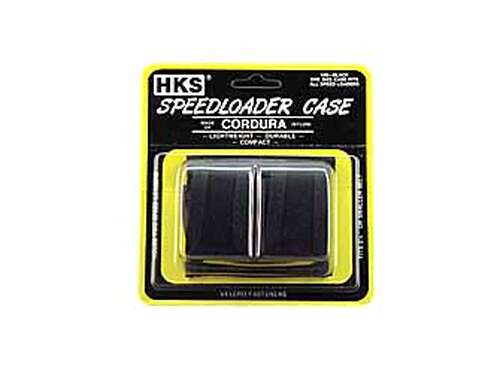 Holsters HKS Speed Loaders Speedloader HKS DOUBLE POUCH BLACK CORDURA